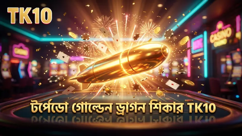 টর্পেডো ব্যবহার করে গোল্ডেন ড্রাগন শিকার বড় লক্ষ্য।