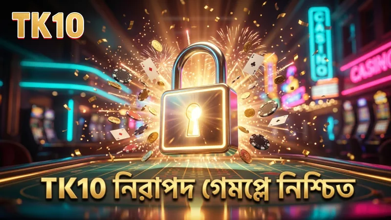 TK10 প্ল্যাটফর্মে নিরাপদ ও যাচাইকৃত গেমপ্লে নিশ্চিত।