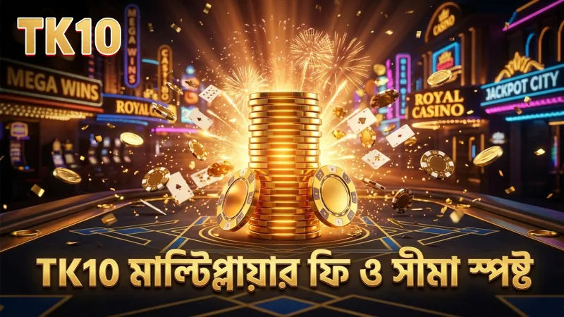 মাল্টিপ্লায়ারের ফি এবং বাজির সীমা TK10-এ স্পষ্টভাবে প্রকাশিত