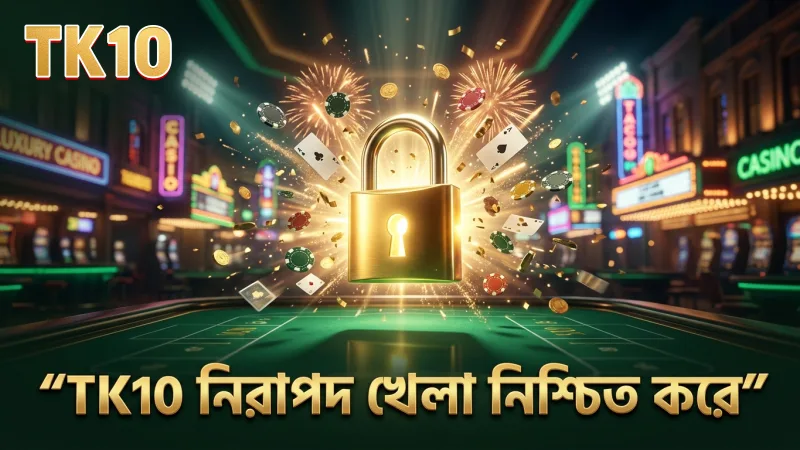 TK10 প্ল্যাটফর্মে লাইসেন্সপ্রাপ্ত নিরাপদ খেলার নিশ্চয়তা।