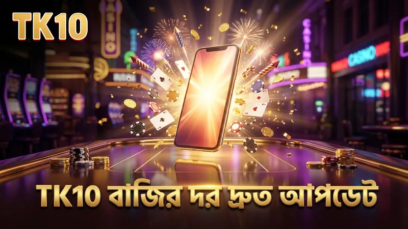 বাজারের তুলনায় TK10 প্ল্যাটফর্মের বাজির দর দ্রুত আপডেট হয়