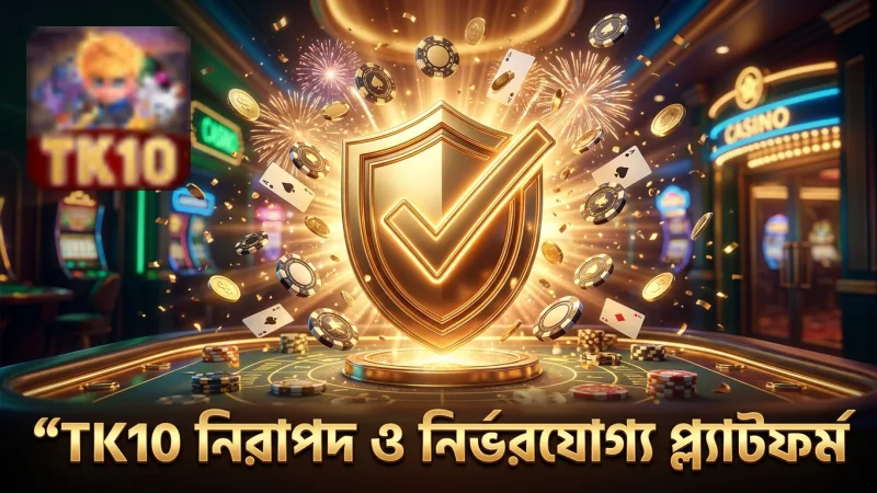 গেমের সততা নিশ্চিত করে TK10 নিরাপদ প্ল্যাটফর্ম সরবরাহ করে