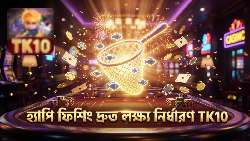 হ্যাপি ফিশিং-এর অটো-টার্গেট ফিচার দ্রুত লক্ষ্য নির্ধারণ করে।