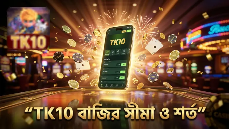 TK10 প্ল্যাটফর্মে বাজির সীমা ও শর্তাবলী স্পষ্টভাবে উপস্থাপিত