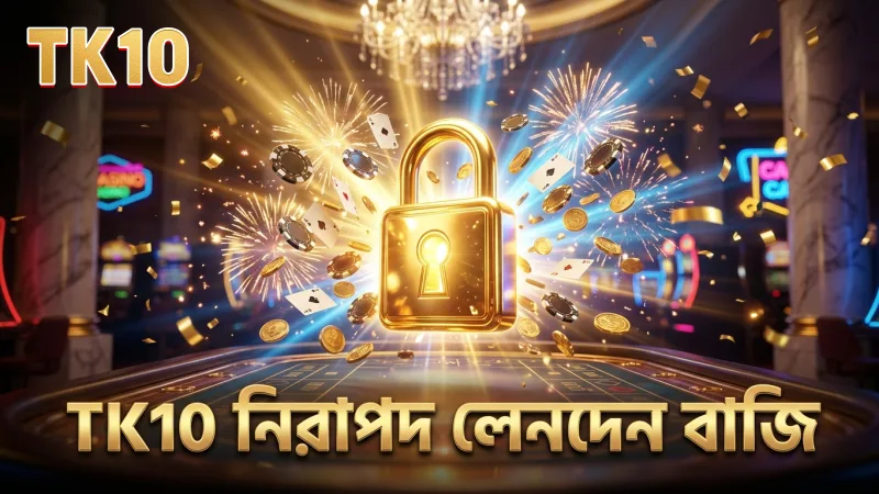 TK10 প্ল্যাটফর্মে নিরাপদ লেনদেন বাজির বিশ্বাসযোগ্যতা বাড়ায়।