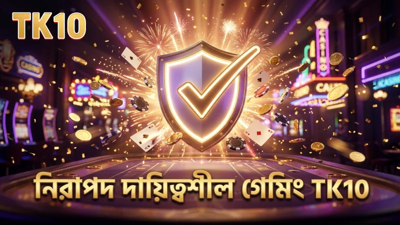 নিরাপদ ও দায়িত্বশীল গেমিং নিশ্চিত করে TK10।