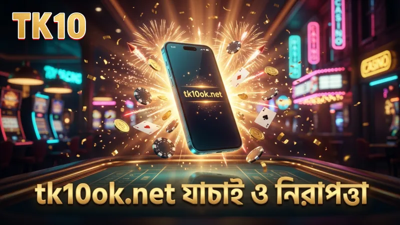 নিবন্ধন শেষে tk10ok.net সাইট থেকে যাচাই ও নিরাপত্তা নিশ্চিতকরণ
